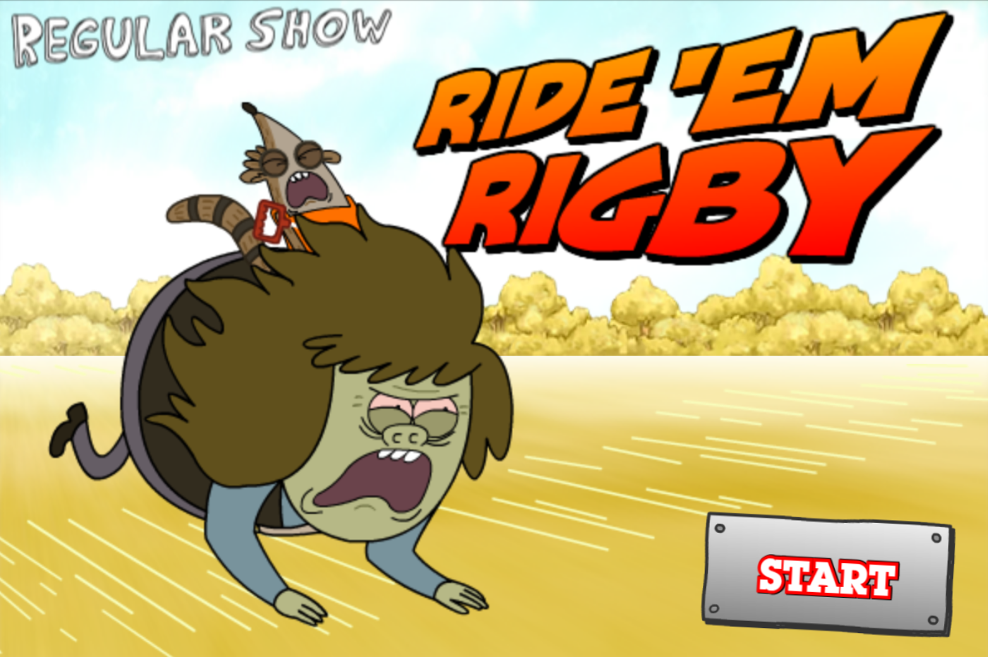 Regular Show Ride Em Rigby