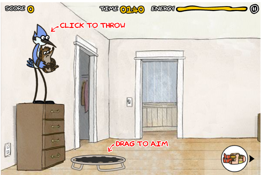 Regular Show Trambolin Kullan